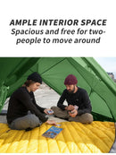 Naturehike Mongar 2 Person Tent 20D Nylon 210T Waterproof Ultralight Camping Hiking Tent with Mat Backpacking Travel Tent