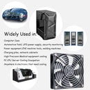 Nality Tea 5V 12V 24V 120mm Fan Sleeve/Ball Cooling Fan 120x120x25mm DC Brushless Cooler Fan for PC Laptop Computer Case
