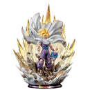 42cm Anime Dragon Ball Figur Super Saiyajin Son Gohan PVC Actionfigur mit Lichteffekt Sammlerstück Desktop-Statue Spielzeug Geschenke