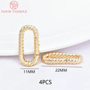 (3310) 15.6x9.6MM Hole 2MM 24K Gold Color Brass Lobster Clasps for Charms Pendants High Quality DIY Jewelry Making Findings