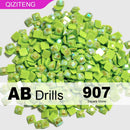 New Arrivals Single Color AB Square Diamond Beads for DIY Diamond Paintings  Resin AB Drills 2.5mm AB Drills 1000/2000Pcs