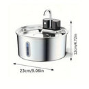 The Oasis Well | 3.2L Wireless Stainless Steel Cat Water Fountain with Smart Sensor