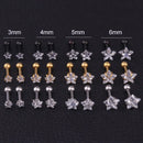 Helix Piercing Star Earrings Women 1pc Trend 2023 Zircon Lobe Rook Piercing Tragus Daith Cartilage Ear Jewelry Body Accessories