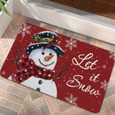 A Christmas-themed snowman rug for your homeHome Decor Bedroom Living Room Entryway Floor Mat Kitchen Bathroom Carpet