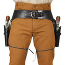 The Corsair | Renaissance Double-Belt Revolver Holster in PU Leather