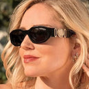 Kleine Rechteckige Sonnenbrille Herren Damen Quadratische Sonnenbrille Reisebrille Vintage Retro UV400 Lunette Soleil Femme Gafas De Sol
