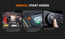 WOLFBOX JS24 4000A Portable Jump Starter Battery Pack Power Bank 24000mAh for 10L Gas 10L Diesel Engine with Booster