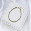 3MM Naturnal Stone Beads Bracelets For Women on Hand Luxury Jewelry Sets  Wholesale Bangle  Party Gift Tourmaline  Handwork