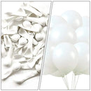 100Pcs Bulk Wedding Decor Round White Balloon Birthday Balloons Men Set 25.4X25.4X25.4CM Party Emulsion Decorations Indoor Man