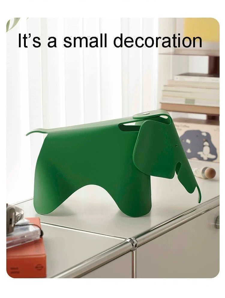 Small  Elephant Home Decoration Model Plastic PP INS Polular Toy