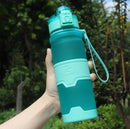 ZOUNICH Protein Shaker Portable Water Bottle Outdoor Sport Leakproof Tritan Plastic Drinking Bottle BPA Free 400-1000ML