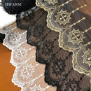 5yard Cross Lace Fabric Table Runner Skirt Christmas Easter Day Christian Catholicism Water Soluble Mesh Lolita Jewelry Party