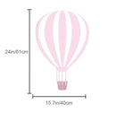 Hot Air Balloon KT Board Blue Pink Hot Air Balloon Cutouts for 1st Birthday party Decoration Girl Wedding Baby Shower Supplies