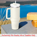Silikonschutz für Stanley 40 Oz Becher mit Griff, Gummihülle Stoßschutz für Stanley Cup 40oz