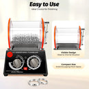 3kg Rotary Tumbler Jewelry Polisher w/ 1 bag of Polishing Bead (110V/220V) Jewelry Polisher Finisher Machine DIY