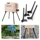 Camping Bucket Stand Strong Load Bearing Foldable Ice Box Holder Detachable Water Bucket Bracket BBQ Picnic Accessories