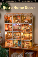 Rolife DIY Miniature 3D Wooden Puzzle Kit with LED Light | Creative Craft Store Model