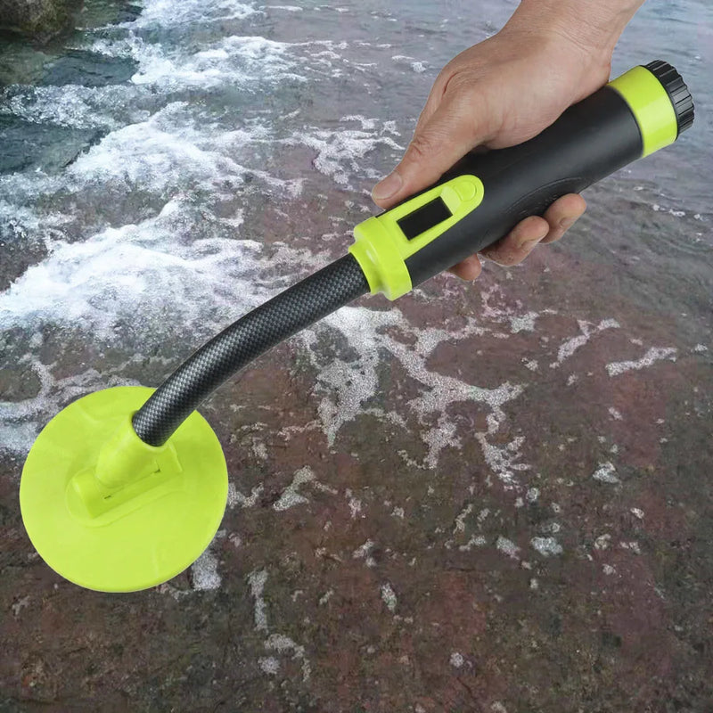 Updating Metal Detector 35m/115 Feet Fully Waterproof Underwater Pinpointer High Sensitive Portable Handheld Pulse Induction Bar