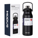 Large Capacity Stainless Steel Thermal Bottle With Straw, Outdoor Camping Gym 800ml/1700ml