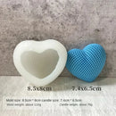 Woven Love Silicone Molds DIY Handmade Heart Cake Chocolate Baking Molds Heart-shaped Candle Soap Plaster Valentine's Day Decor