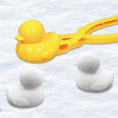 2/3/4PCS Duck Rice Mold DIY Sushi Molds Snowball/Rice Ball Maker Clip with Handle Cute Animal Rice Shaper Winter Snow Toys