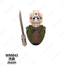 SAW Horror Movie Jack Ripper Mini Action Figures Building Blocks Brick Models Silent Hill Horrifying Chainsaw Man Halloween Toys