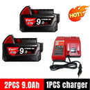 9000mAh For Milwaukee M18 Battery 18V Rechargeable Battery For Milwaukee XC Lithium-ion battery 48-11-1815 48-11-1850 2604-22