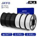 JAYO 3D Filament PLA +/PETG/PLA 1.75MM +/- 0.02MM 6Rolls Coloful Neatly Wound 3D Printing Material For 3D Printer&Pen 1.1KG/ROLL