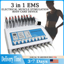 EMS Electric Muscle Stimulator Machine Russian Waves Microcurrent Body Massager Weight Loss Electro Myostimulation Slimming Tool
