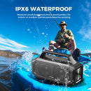 W-KING BT261-2 Portable Bluetooth 80W Wireless Speaker, IPX6 Waterproof Loud with Bass Boost, Stereo Pairing, Reverse Charging