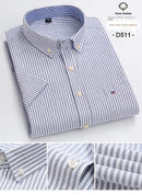 The Oxford Line | 100% Cotton Short-Sleeve Oxford Shirt