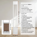 The Threshold | Adjustable Sliding Glass Pet Door with Tempered Aluminum Frame