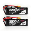 2PCS CNHL 3S 11.1V Lipo Battery 2200mAh 30C 70C With XT60 Plug For RC Airplane Helicopter Quadcopter FPV Drone Car Racing Hobby