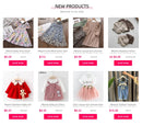 Melario Children's Clothing Baby Girl Clothes Summer Party Clothing for Girls Dress Cherry Dot Princess Dresses Bow Hat Outfits
