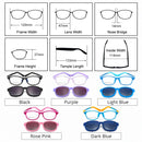 Flexible 2 In 1 Kids Sunglasses Clips On Glasses Children's Shades Girls UV400 Sun Glasses 0 Diopter Optic Eyeglass Frame Pink