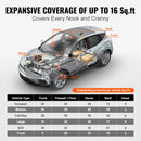 VEVOR Car Sound Deadening Mat 400 mil 16 sqft Automotive Sound Deadener High Density Foam Sound Deadener Material & Heat Barrier