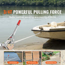 SucceBuy Rope Puller 3/4 T 1653lbs Pulling Capacity with 100' 0.6" diameter Rope 2 Hook Come Along Winch Heavy Duty Puller Tool