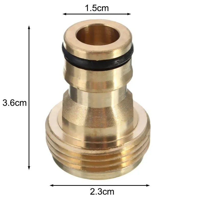 5/1Pcs Universal Kitchen Faucet Adapters Brass Tap Connector Mixer Hose Adaptor Garden Threaded Faucet Watering Garden Tools