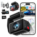 REDTIGER A4 Dash Camera Front and Rear 4k Dash Cam  Drive Recorder for WiFi GPS Car Dvr for 24H Parking Mode Black Box for Car
