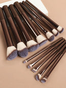 3pcs Makeup Brush Set, Including Angled Eyeliner Brush, Eyebrow Brush, And Ultra-Fine Eyeshadow Brush, Makeup Brush Set, Makeup Brush Kit, Makeup Brush Set, Full Makeup Brushes, Makeup Brush Set, Complete Makeup Tools, Makeup