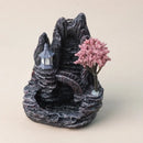 1pcs resin reflux incense burner, home indoor tea ceremony, yoga new retro reflux incense burner ornaments