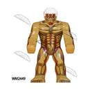 WM6165 WM6166 WM6148 Blocks Anime Bricks Dolls Action Toy Fig Building Blocks Erem Jaeger Armin Levi Mikasa Model Doll