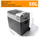 Podofo 35L 45L 55L Portable Car Refrigerator Compressor Cooler  Ice Box 12V 24V DC 110 240V For Camping Home Kitchen Garages