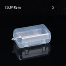 8Styles Plastic Storage Box Small Square Clear Black Box For Jewelry Diamond Embroidery Craft Bead Pill Home Storage Supply