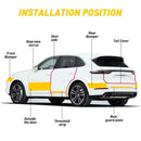 Nano Carbon Fiber Car Sticker DIY Paste Protector Strip Car Door Sill Side Anti Scratch Tape Protection Film Auto Accessories
