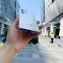 Laser Gradient Clear Case For Samsung S24 S23 S22 Ultra S21 Plus S20 FE Note 20 10 Pro A73 A53 A33 A13 5G Colorful Rainbow Cover