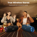 Tronsmart Mirtune S100 Bluetooth Speaker Powerful Speaker with 50W, IPX7 Waterproof, Retractable Handle, Built-in Powerbank