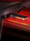 RAVEMEN CL01 Pro Bike Rear Light Bicycle LED Taillight USB-C Rechargeable Auto On-off Brake Sensor Side Visibility Lightweight Compact ABM25 Update Mount