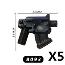 MOC Medieval Accessories Building Blocks Military Soldiers Shoulders Armor Blaster Helmets Weapons War Bricks Children Toys B038