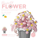 Potted Building Blocks Simulate Succulent Flower Bouquets, Creative Puzzle Block Toys, Eternal Flowers, Home Decoration